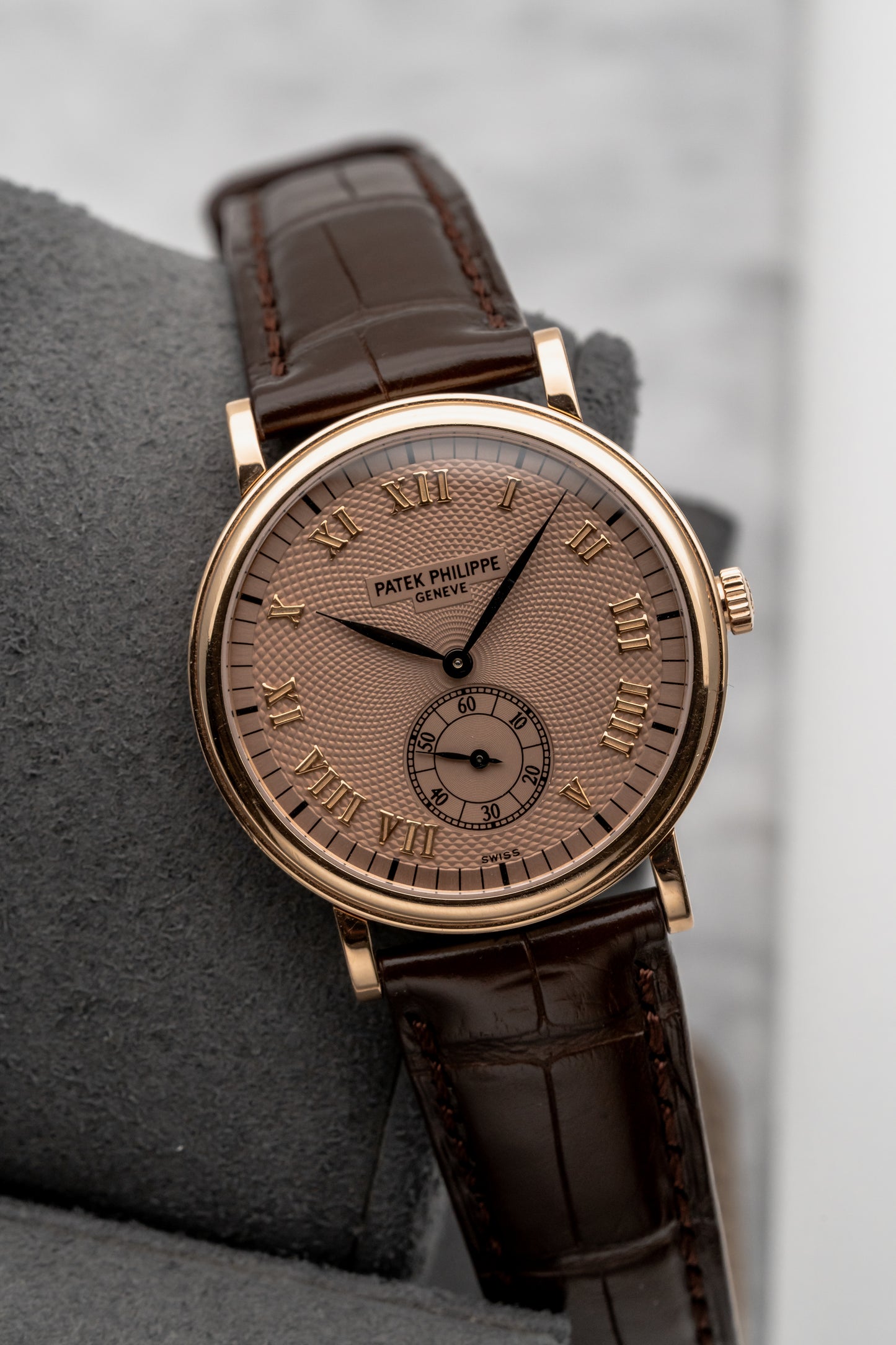 Patek Philippe Calatrava 5022R Salmon Guilloché Dial