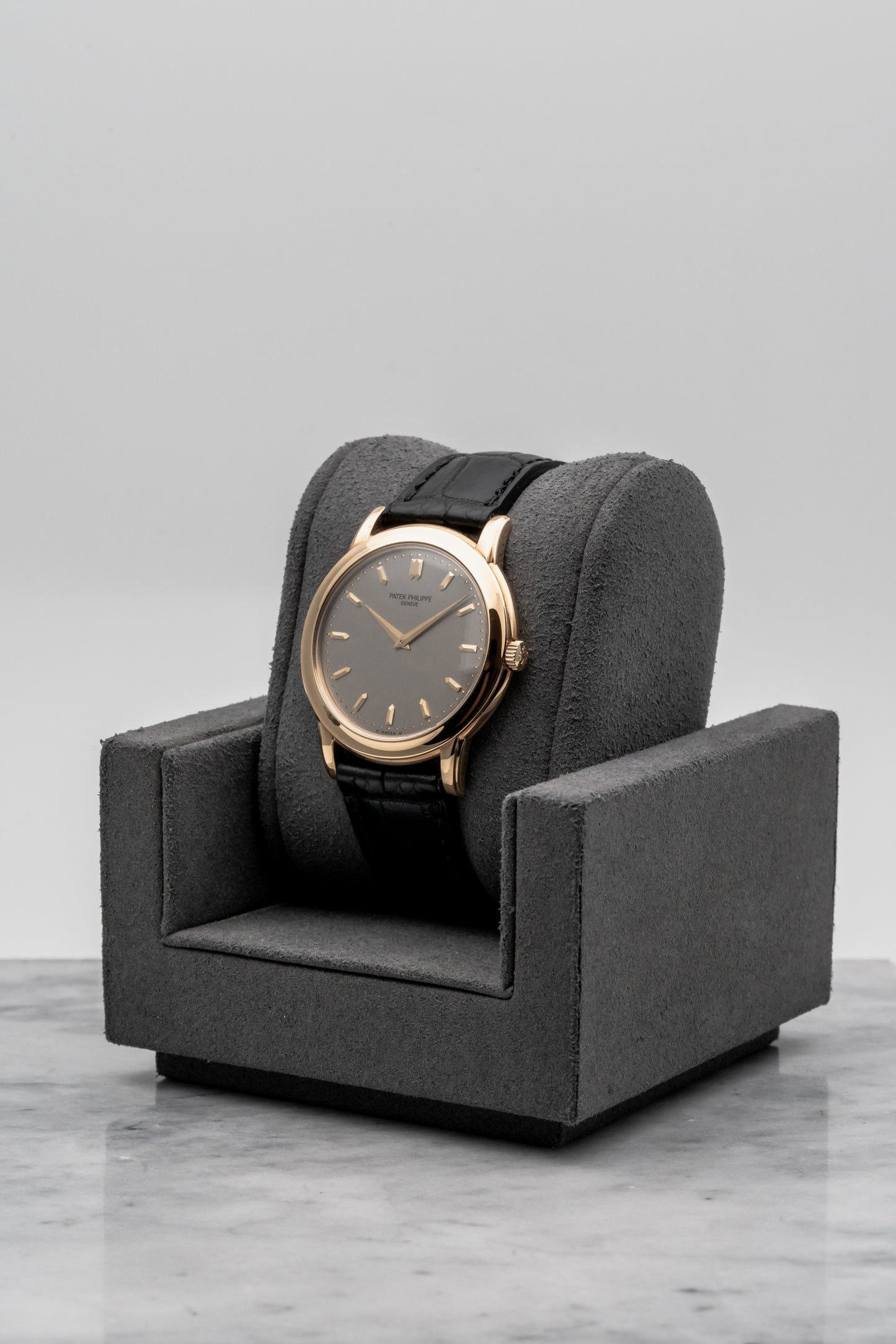 Patek Philippe Calatrava 5032J Silver Dial, Yellow Gold