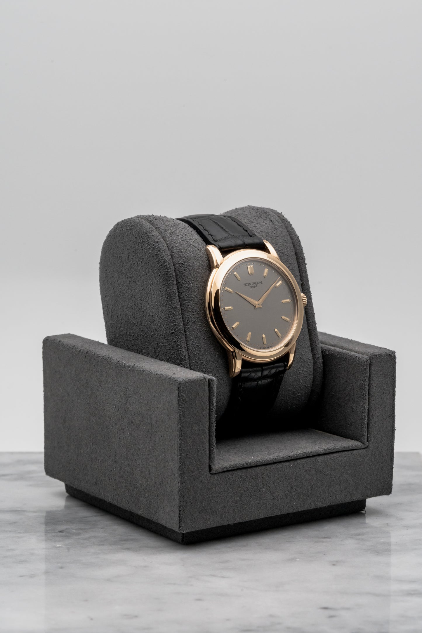 Patek Philippe Calatrava 5032J Silver Dial, Yellow Gold