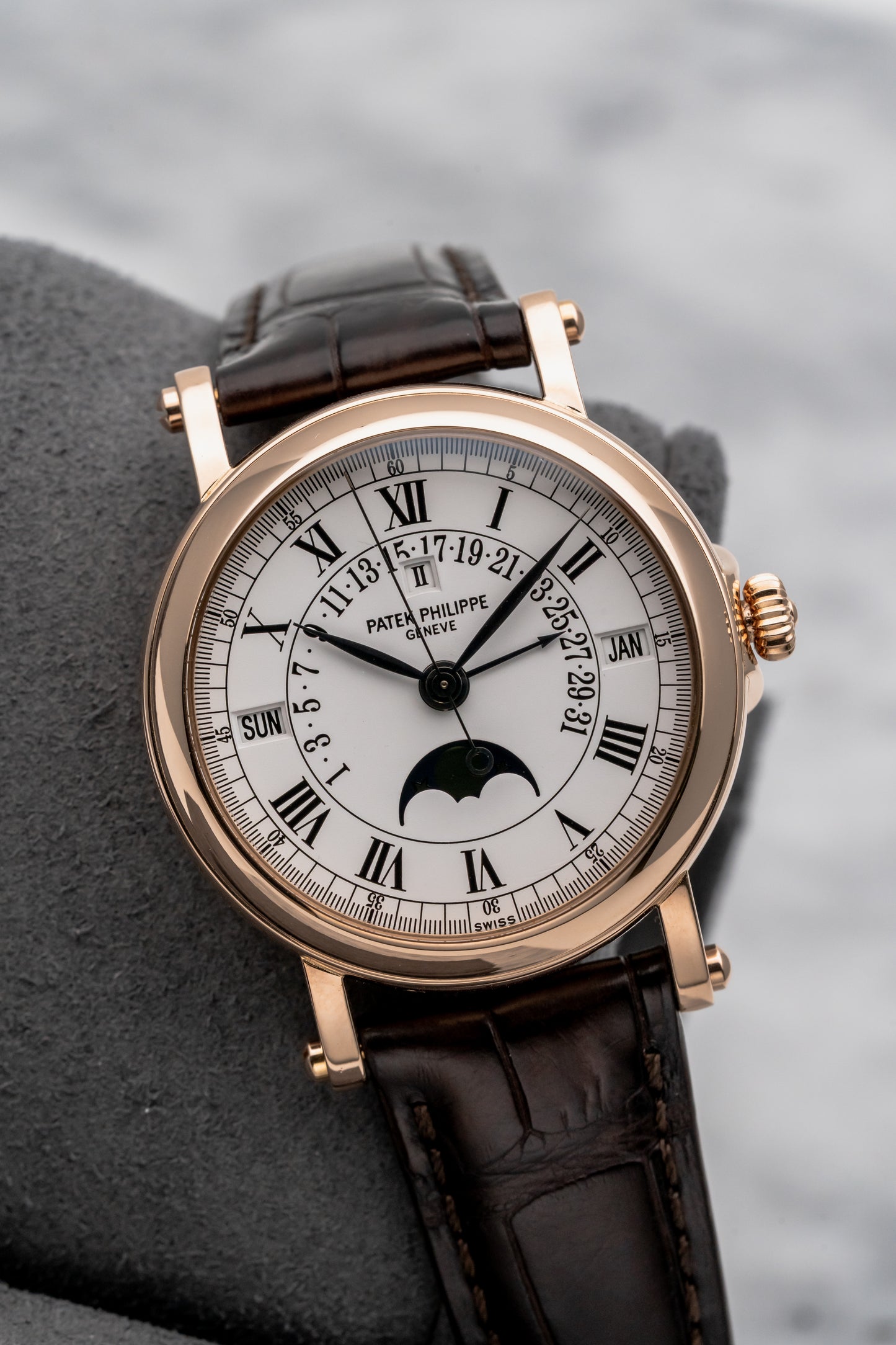 Patek Philippe Retrograde Perpetual Calendar 5059R White Dial