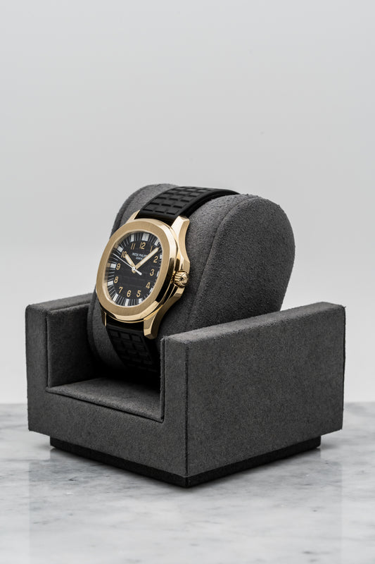 Patek Philippe Aquanaut 5065J-001 – 18K Yellow Gold, Black Embossed Dial