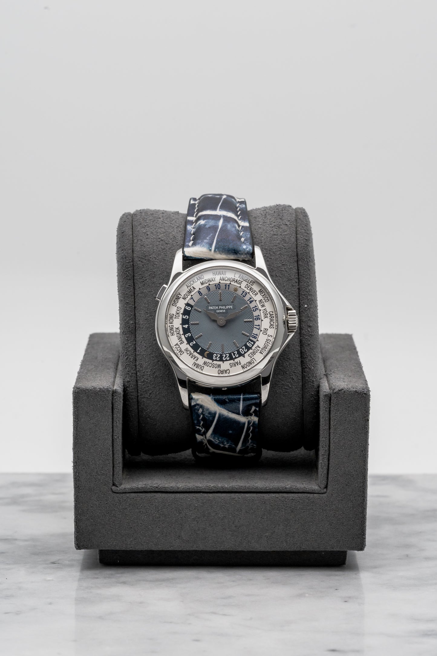 Patek Philippe World Time 5110P-001, Blue Dial