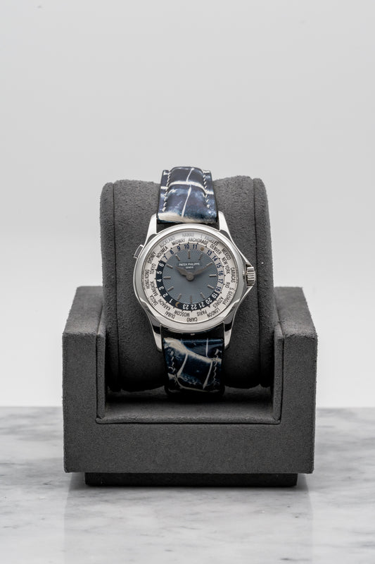 Patek Philippe World Time 5110P-001, Blue Dial