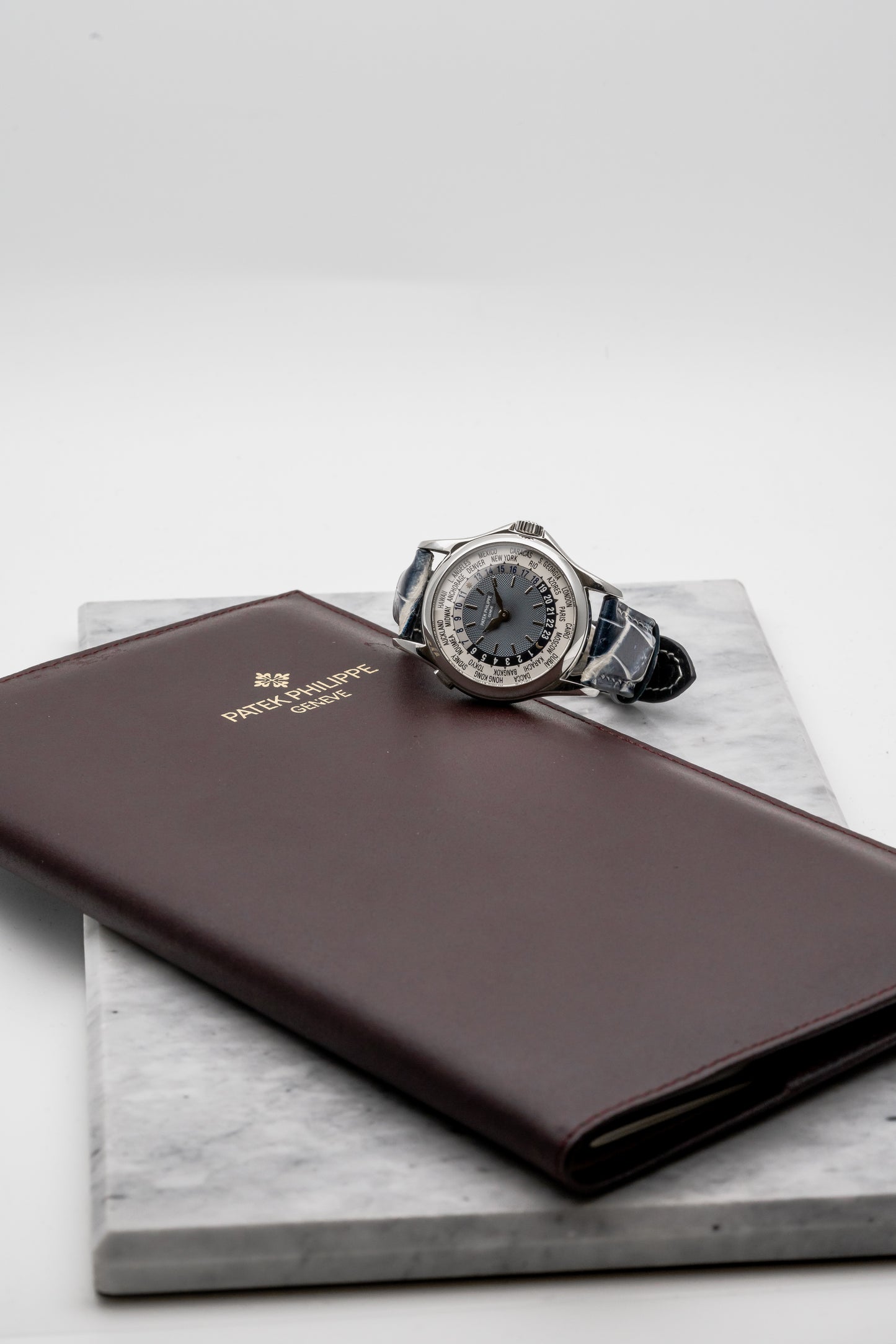Patek Philippe World Time 5110P-001, Blue Dial