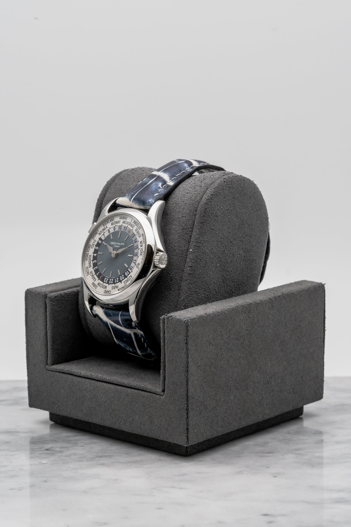 Patek Philippe World Time 5110P-001, Blue Dial