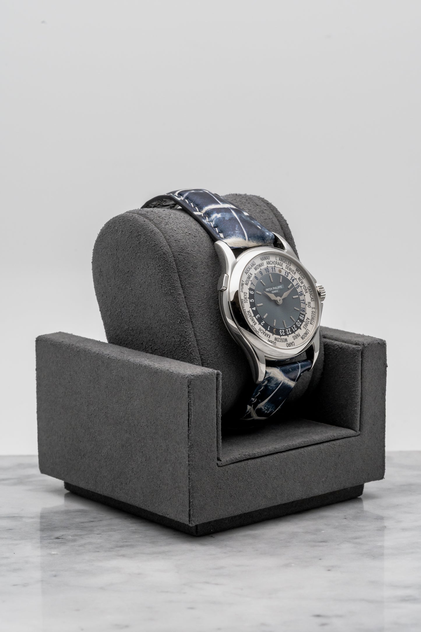 Patek Philippe World Time 5110P-001, Blue Dial