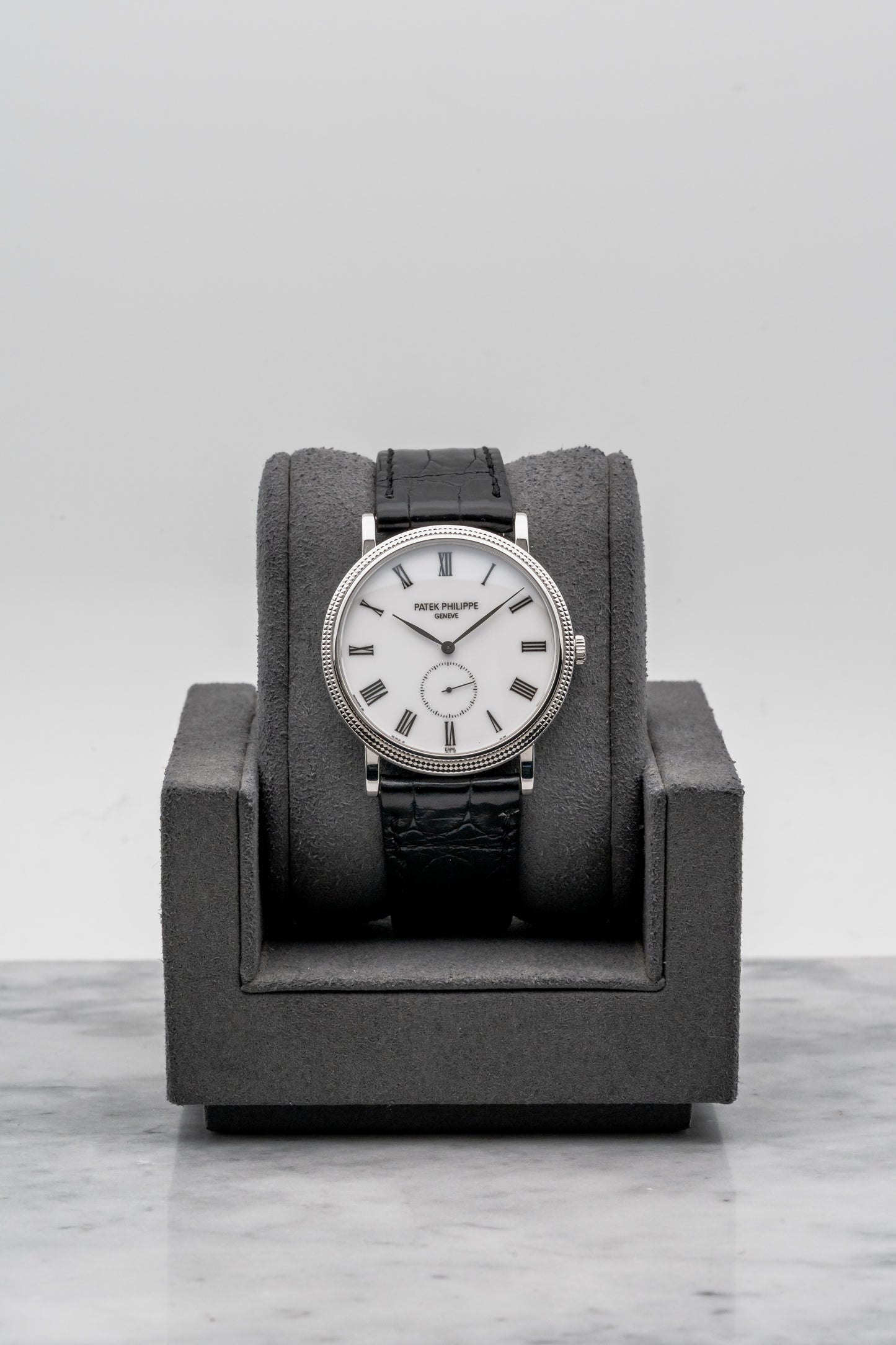 Patek Philippe Calatrava 5116G, White Enamel Dial
