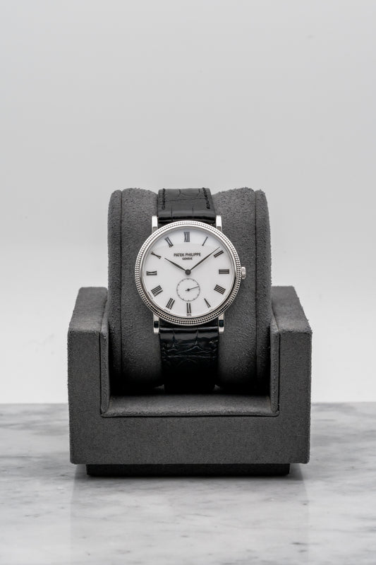 Patek Philippe Calatrava 5116G, White Enamel Dial