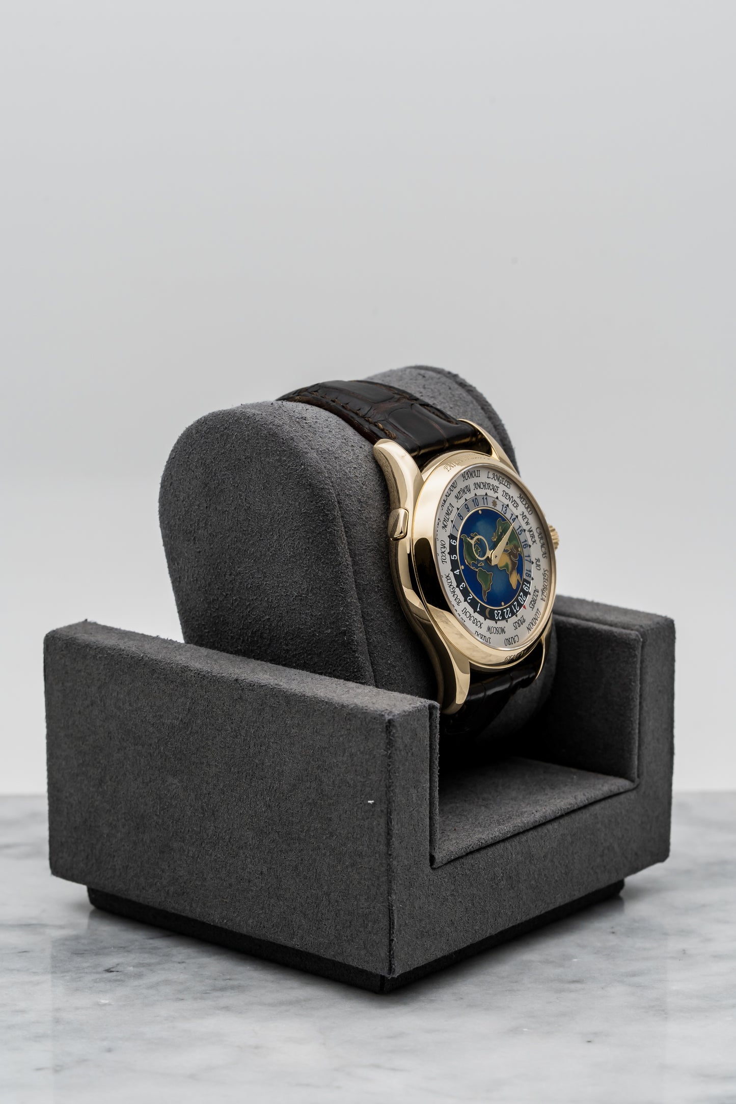 Patek Philippe 5131J-001 – Cloisonné Enamel World Time, Yellow Gold