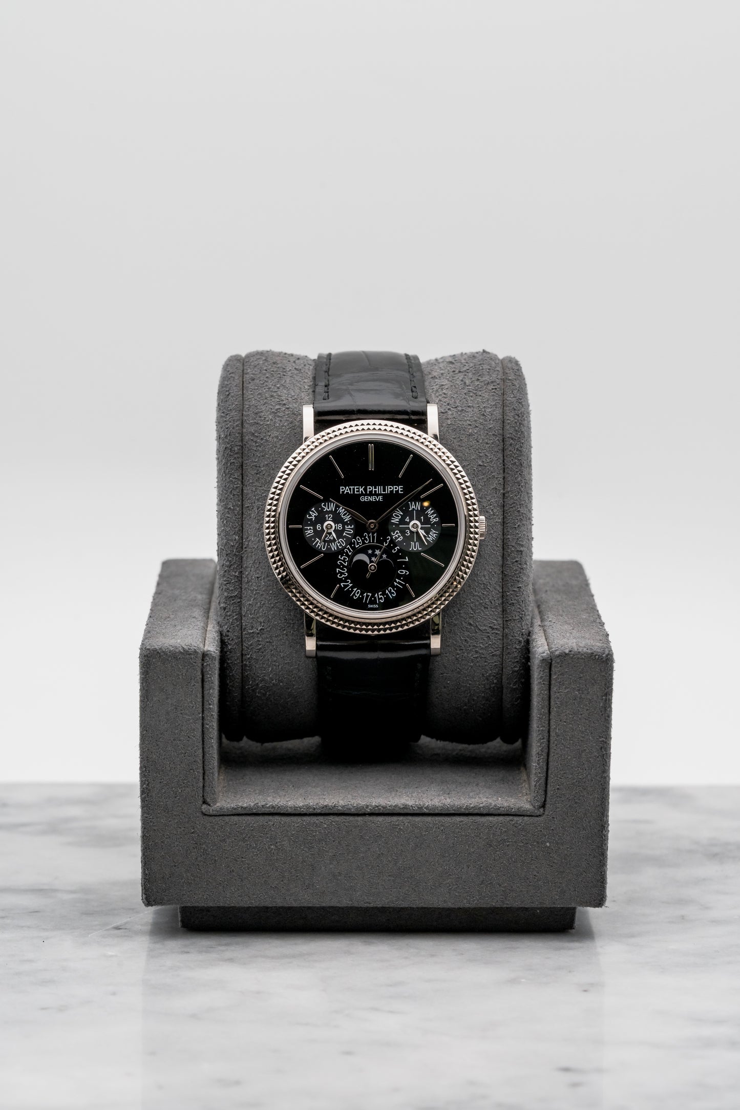 Patek Philippe Calatrava Perpetual Calendar 5139G-010 Black Dial