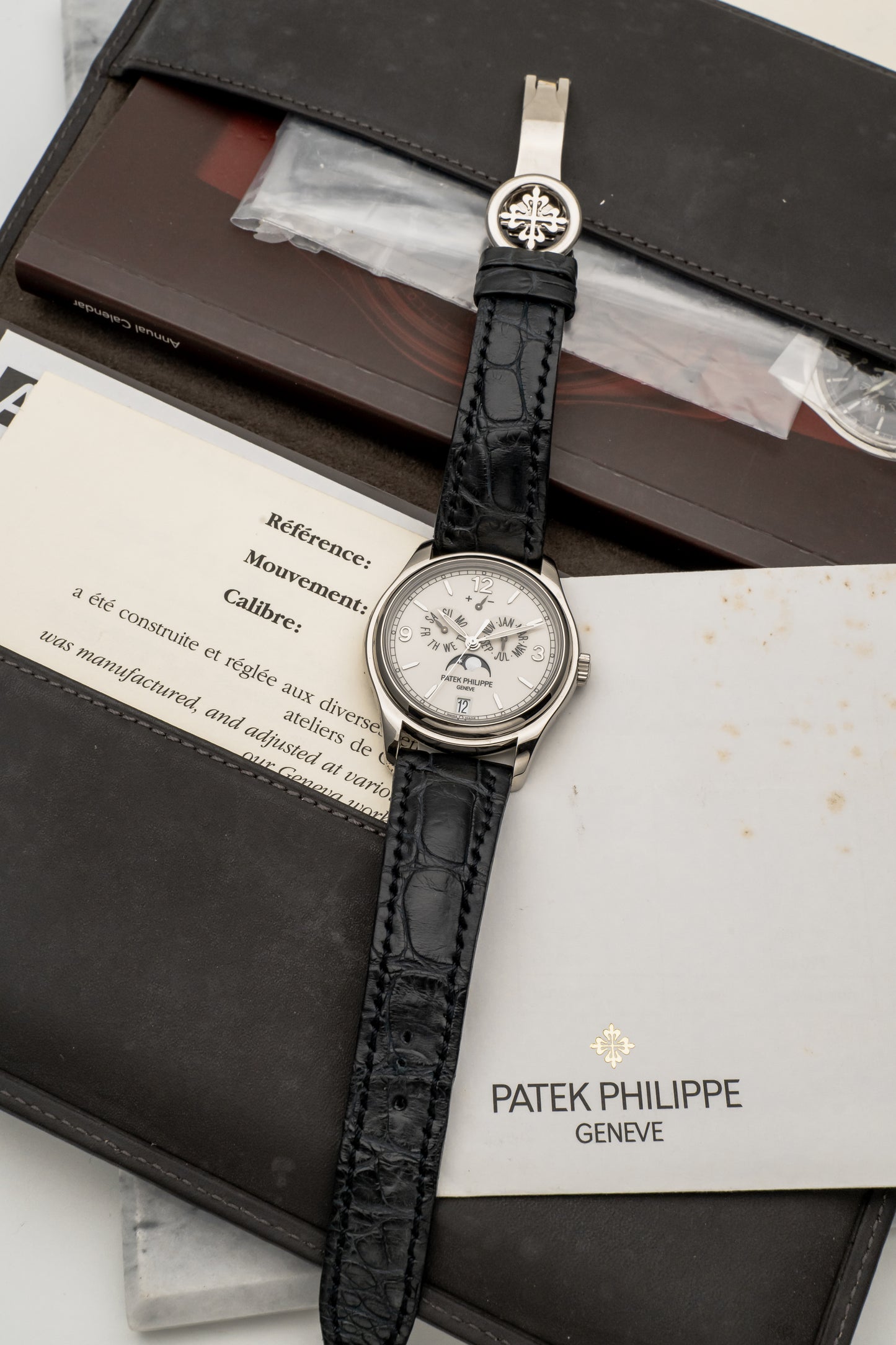 Patek Philippe Annual Calendar Moonphase 5146G-001 White Gold, Cream Dial