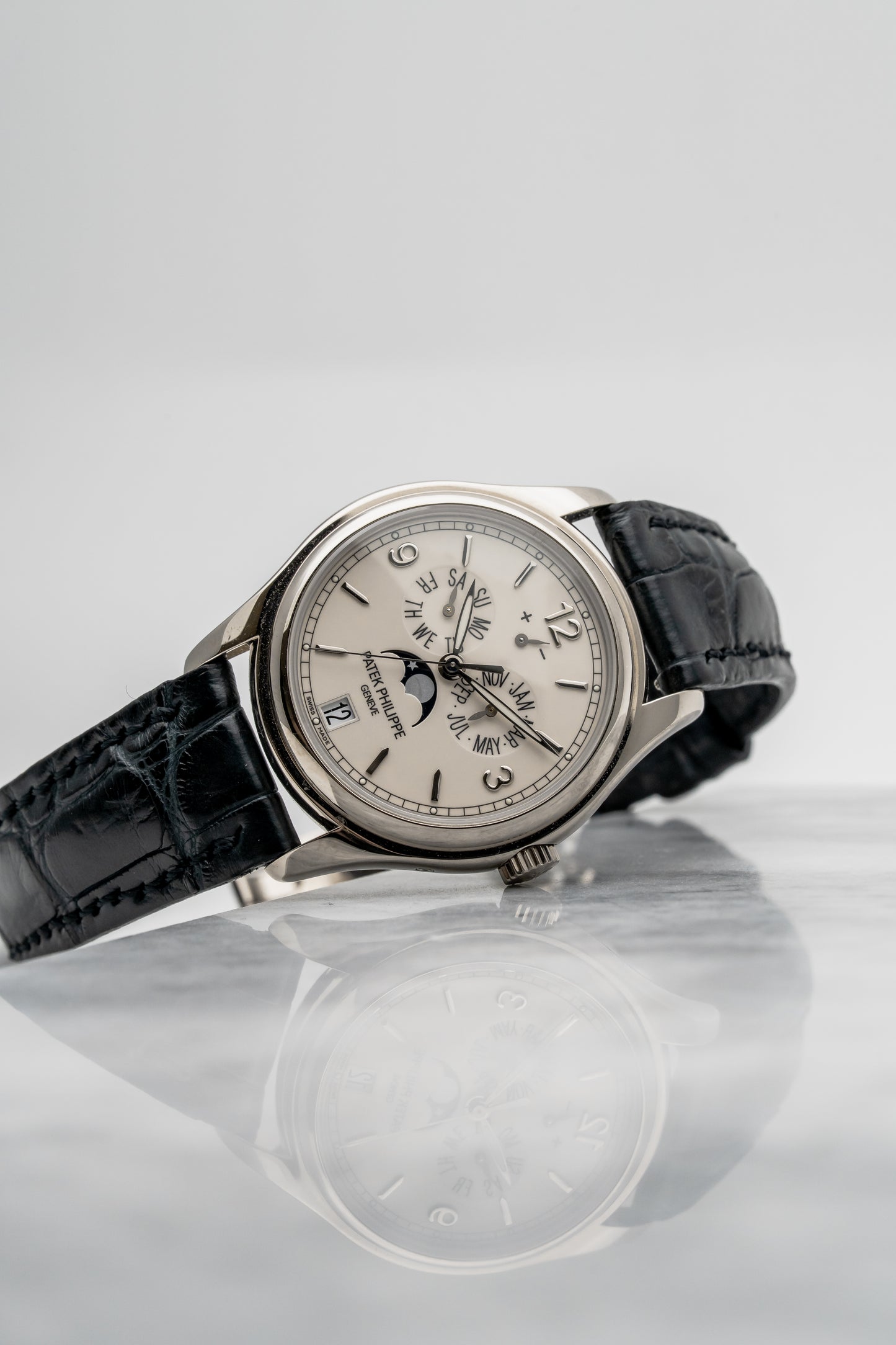 Patek Philippe Annual Calendar Moonphase 5146G-001 White Gold, Cream Dial