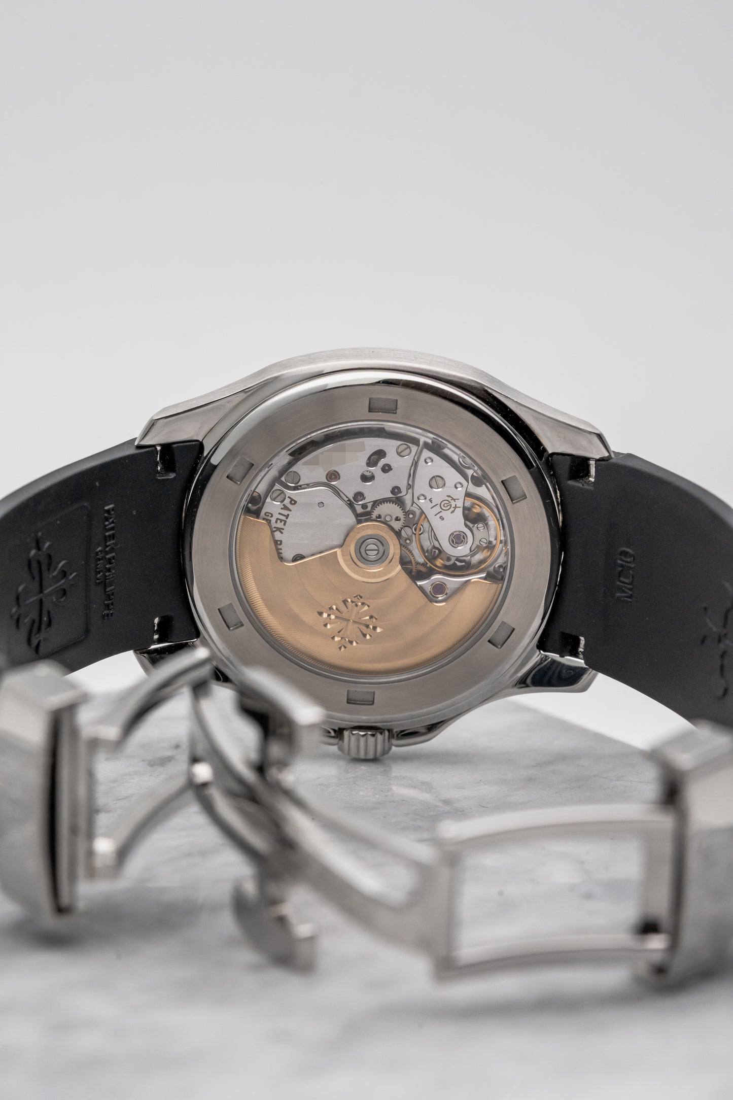 Patek Philippe Aquanaut 5165A-001 “Double P”, Black Embossed Dial, Stainless Steel