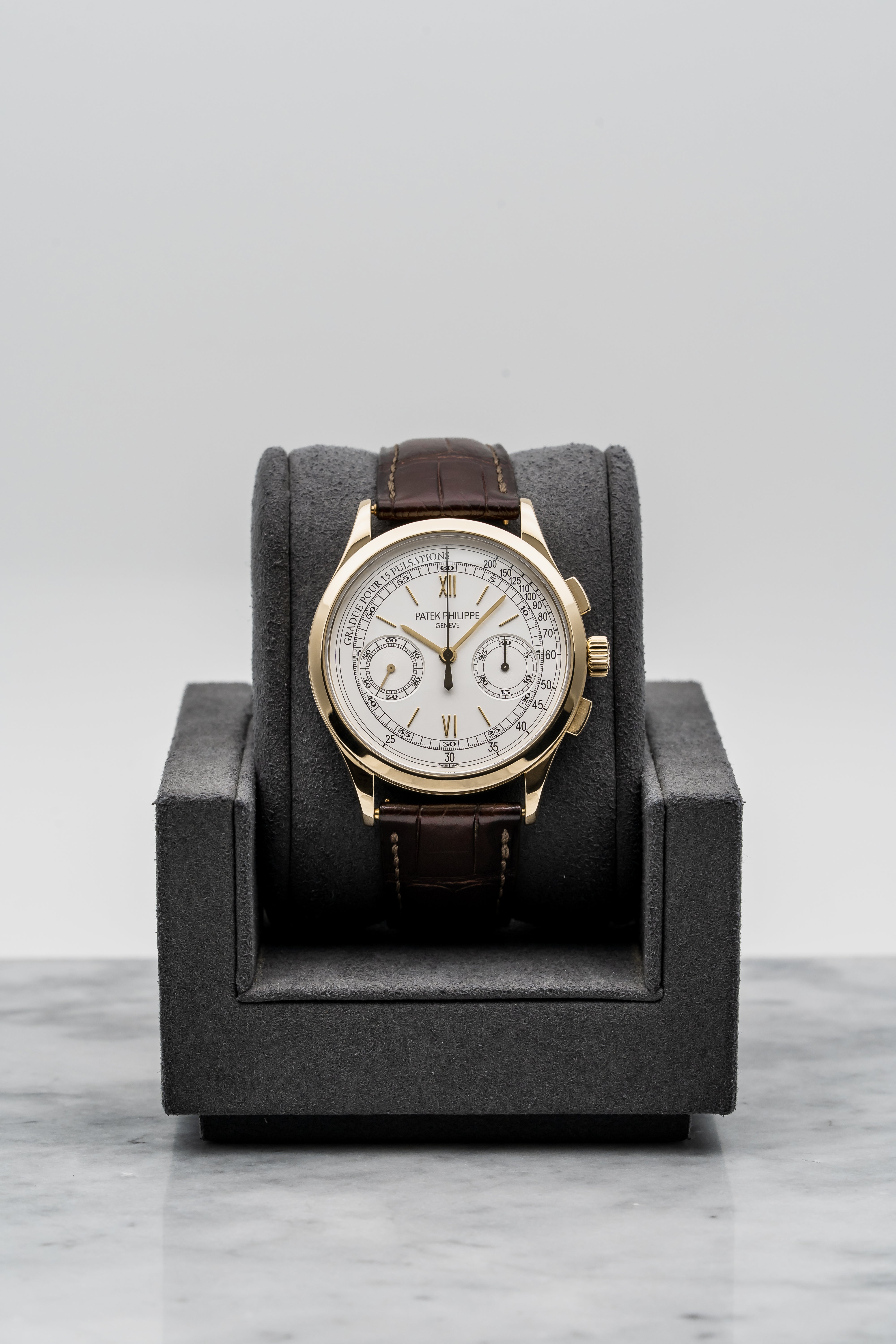 Patek Philippe Chronograph 5170J Yellow Gold, Silver Opaline Dial