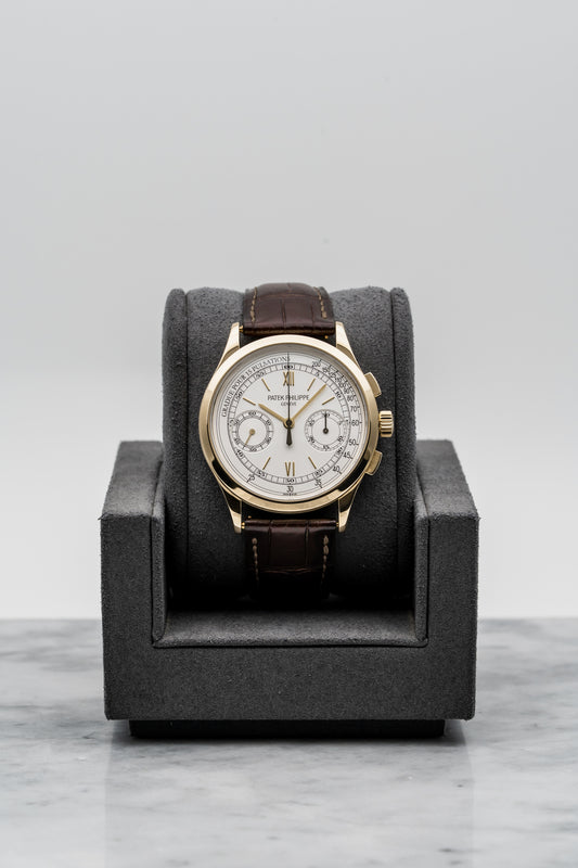 Patek Philippe Chronograph 5170J Yellow Gold, Silver Opaline Dial