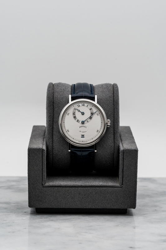 Breguet Classique Regulator 5187PT Platinum, Silver Guilloché Dial