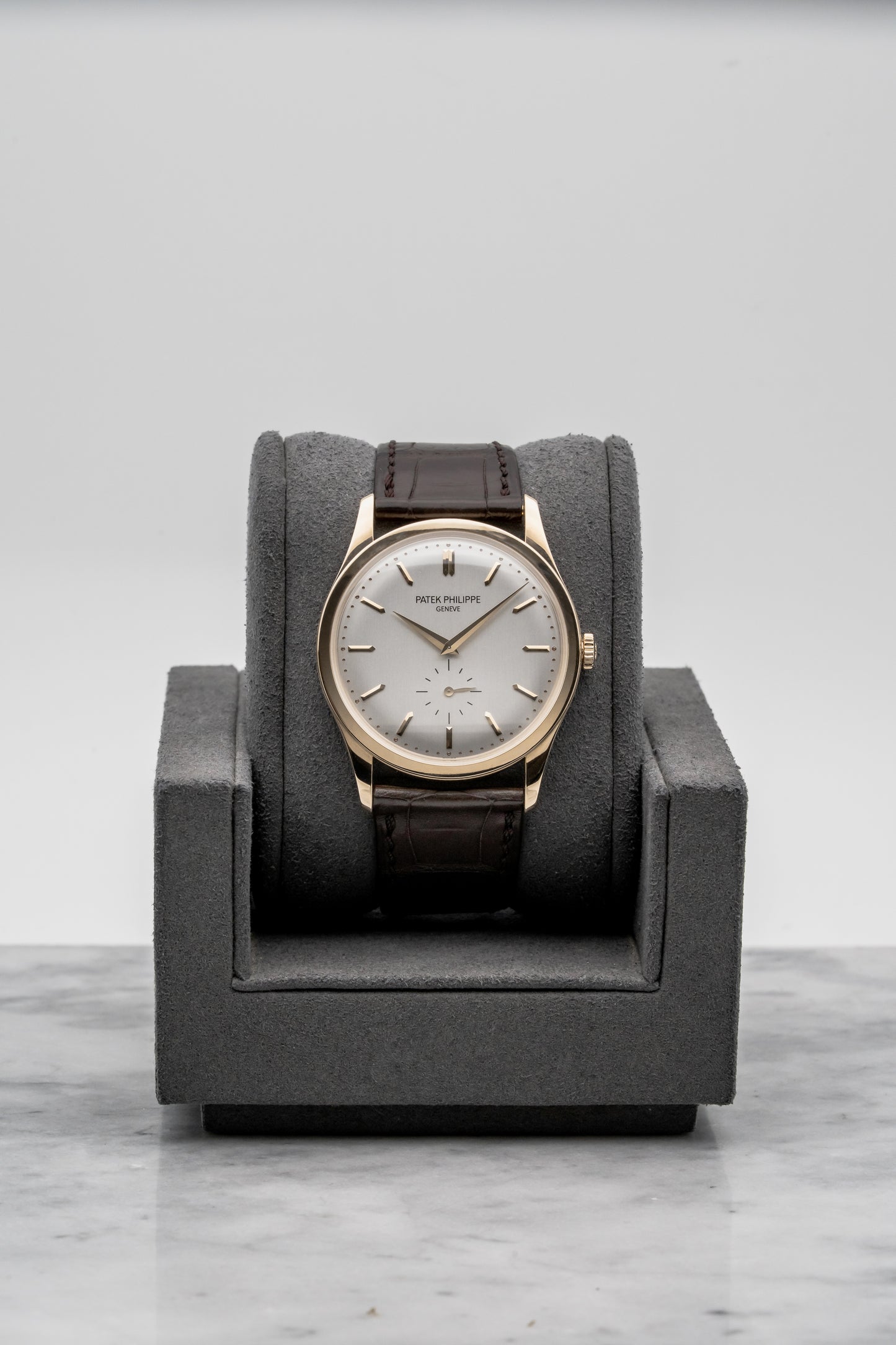 Patek Philippe Calatrava 5196R Rose Gold, Silver Dial