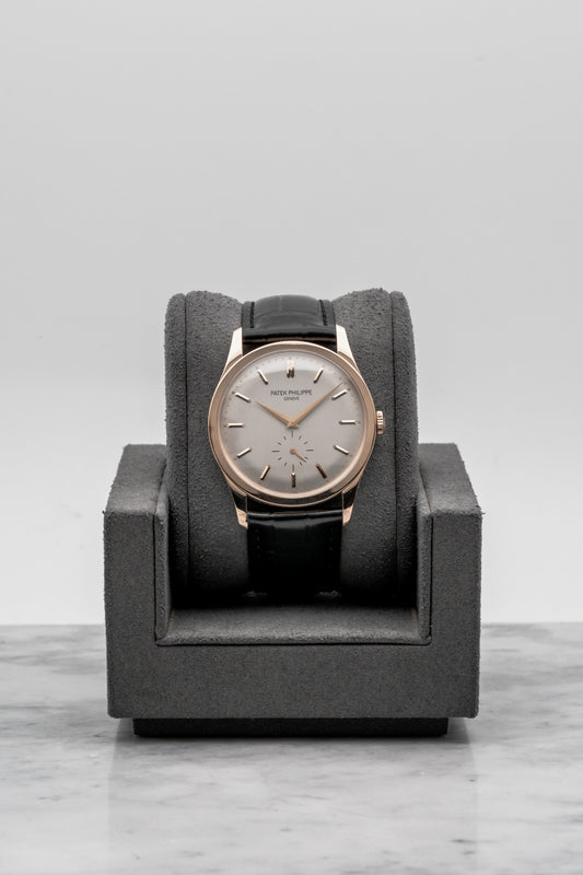 Patek Philippe Calatrava 5196R-001 Silver Dial, Black Strap