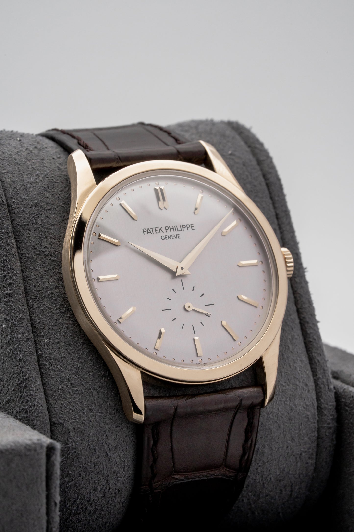 Patek Philippe Calatrava 5196R Rose Gold, Silver Dial