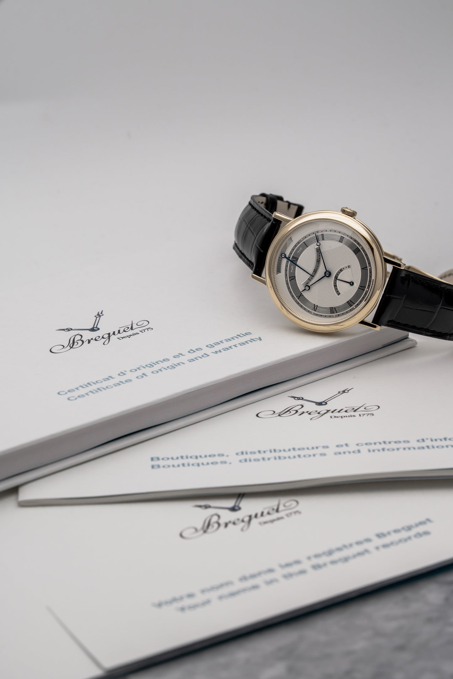 Breguet Classique 5207BA Retrograde Seconds, Silver Dial