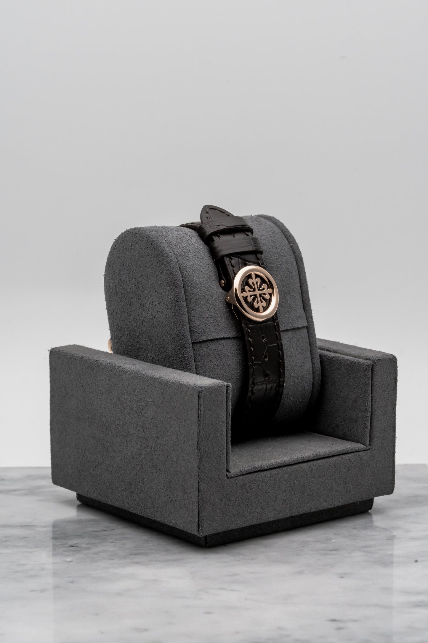 Patek Philippe World Time 5230R-001 Rose Gold Grey Guilloché Dial