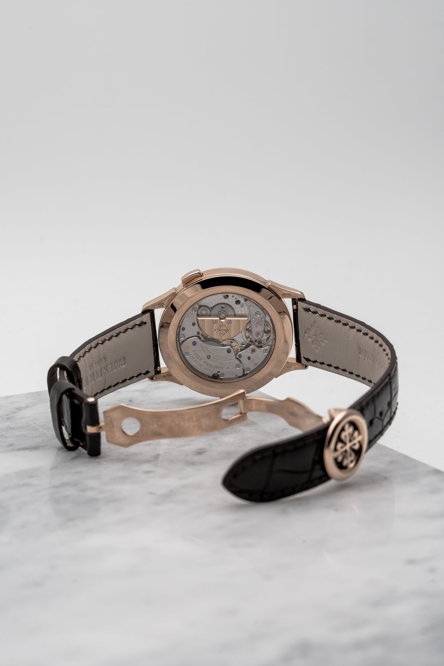 Patek Philippe World Time 5230R-001 Rose Gold Grey Guilloché Dial