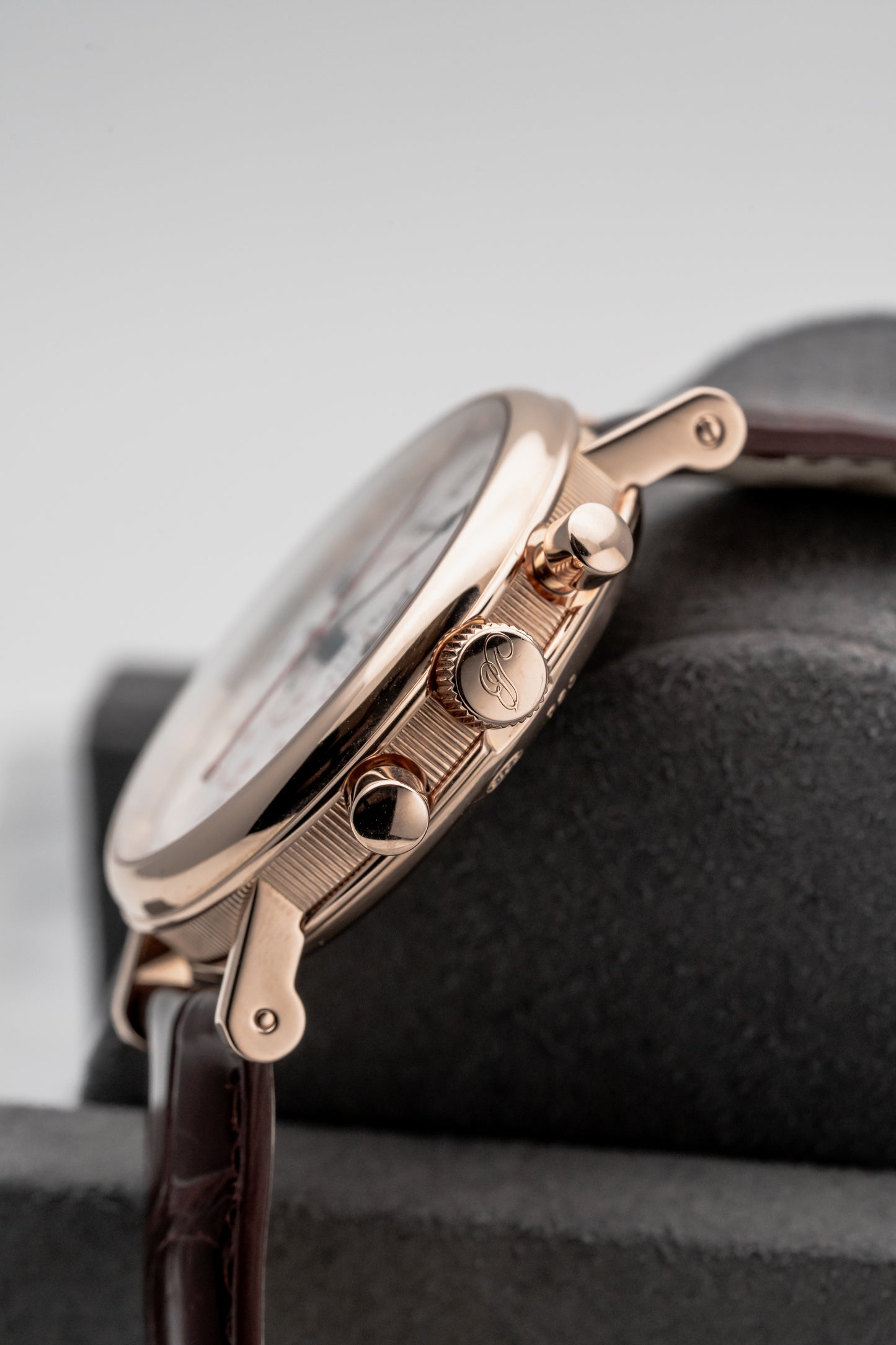 Breguet Classique Chronograph 5247BR/29/9V6, Grand Feu Enamel Dial, Rose Gold
