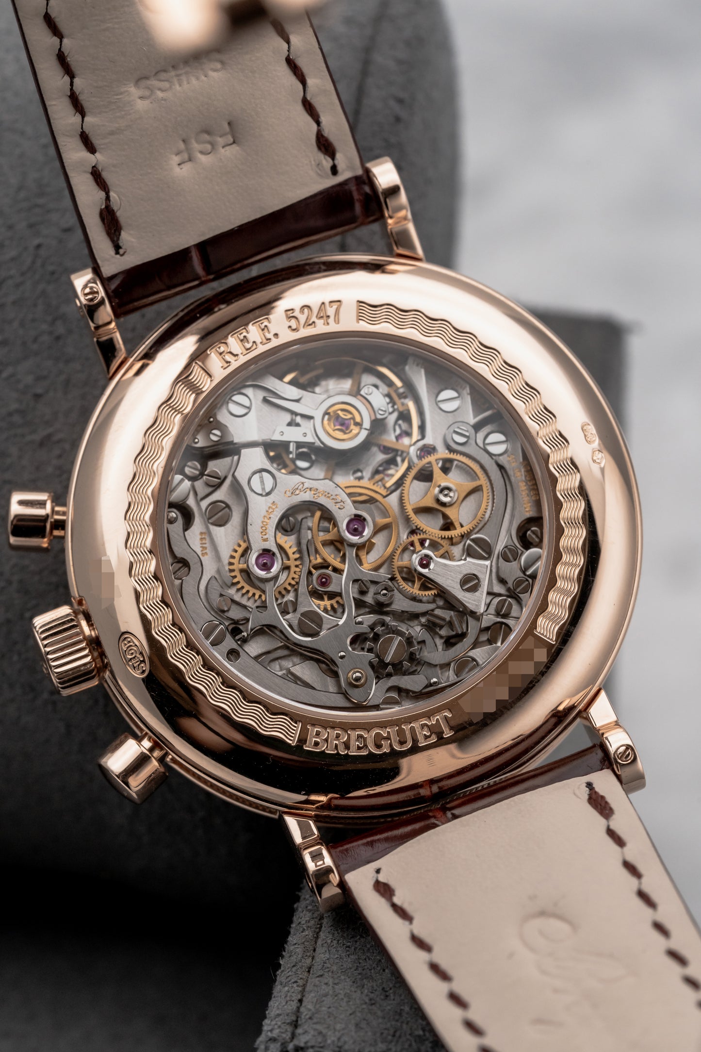 Breguet Classique Chronograph 5247BR/29/9V6, Grand Feu Enamel Dial, Rose Gold