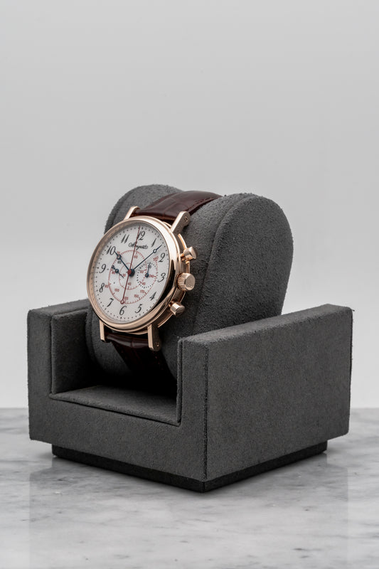 Breguet Classique Chronograph 5247BR/29/9V6, Grand Feu Enamel Dial, Rose Gold