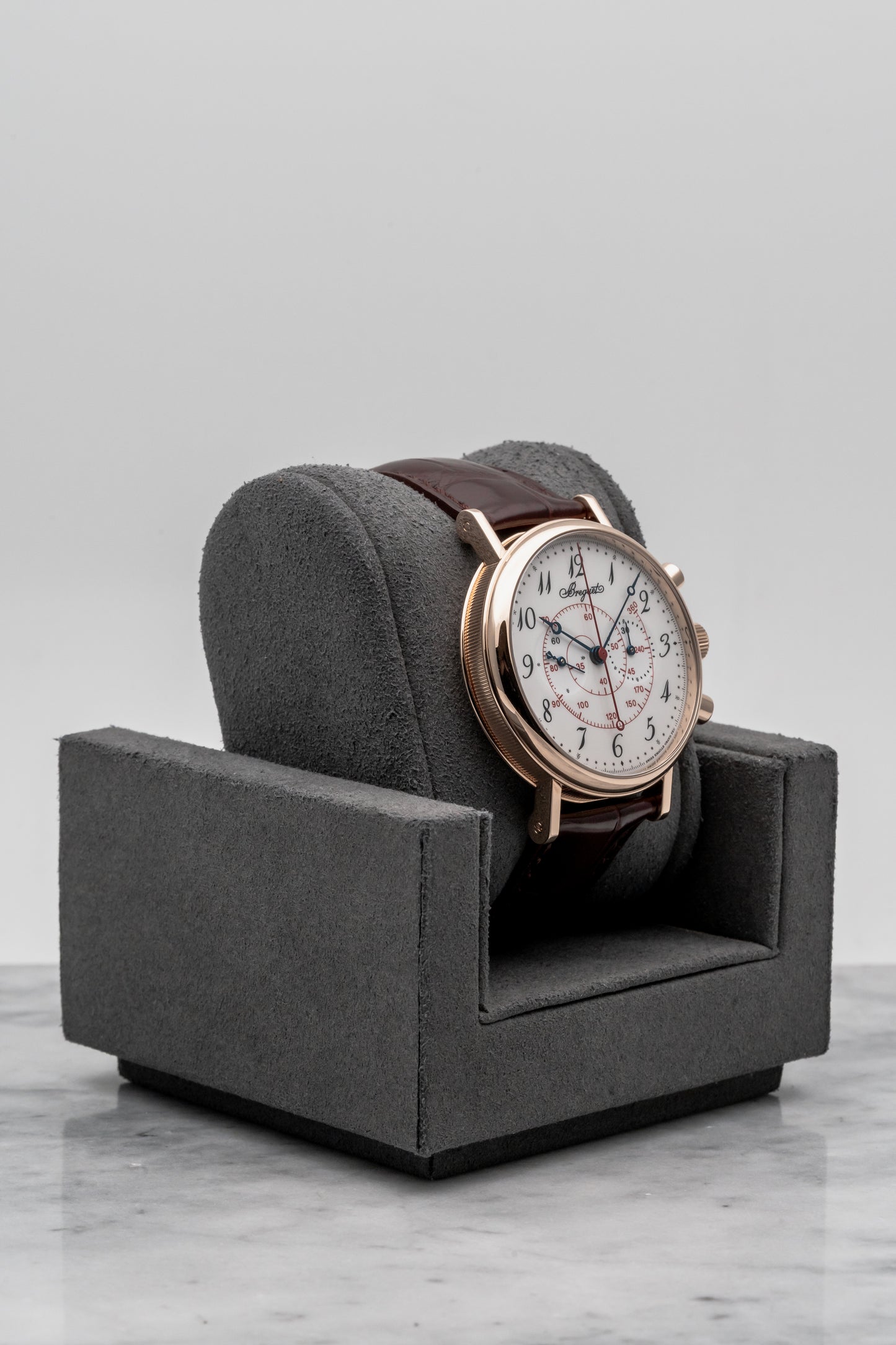 Breguet Classique Chronograph 5247BR/29/9V6, Grand Feu Enamel Dial, Rose Gold