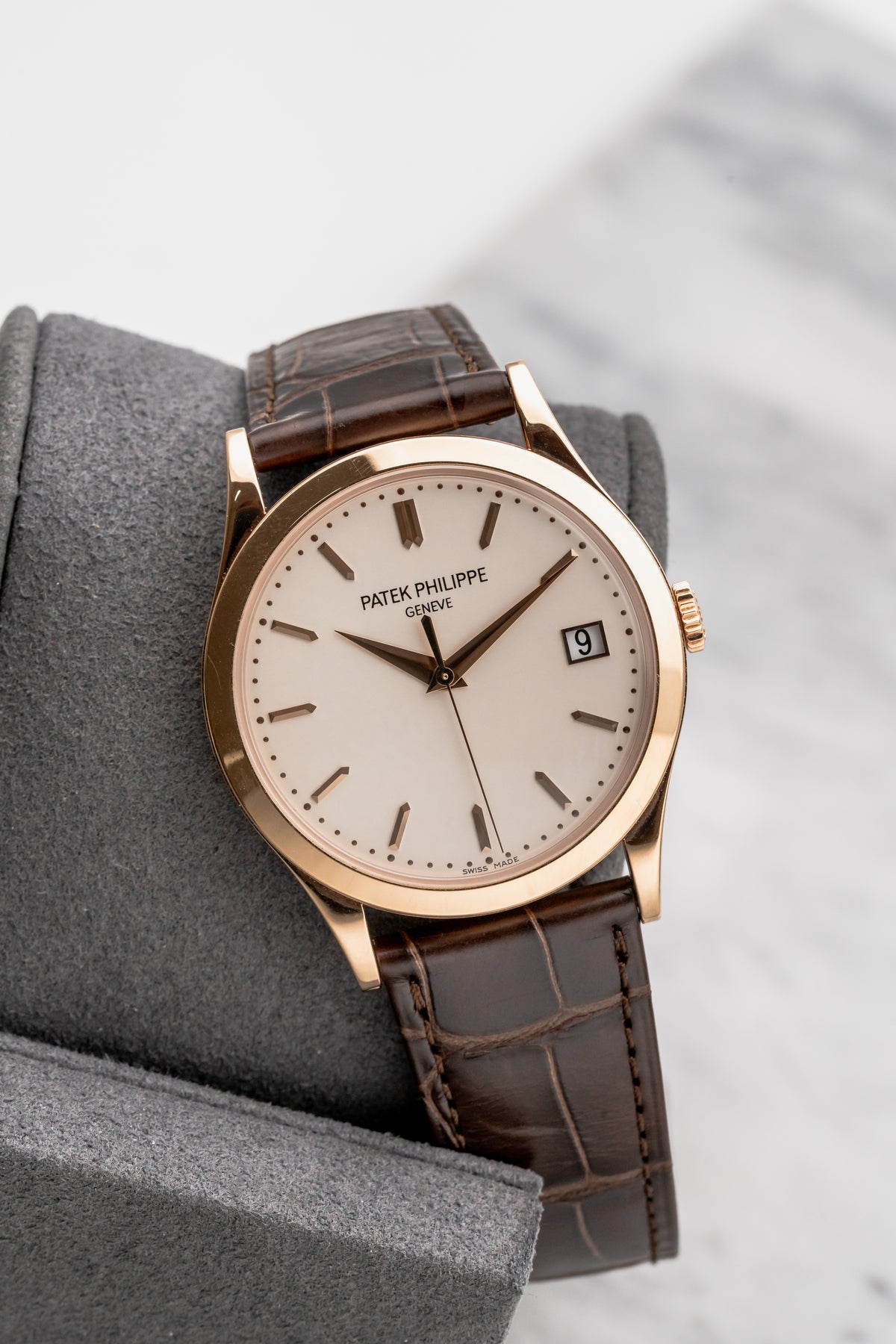 Patek Philippe Calatrava Date 5296R-010 Silver Dial