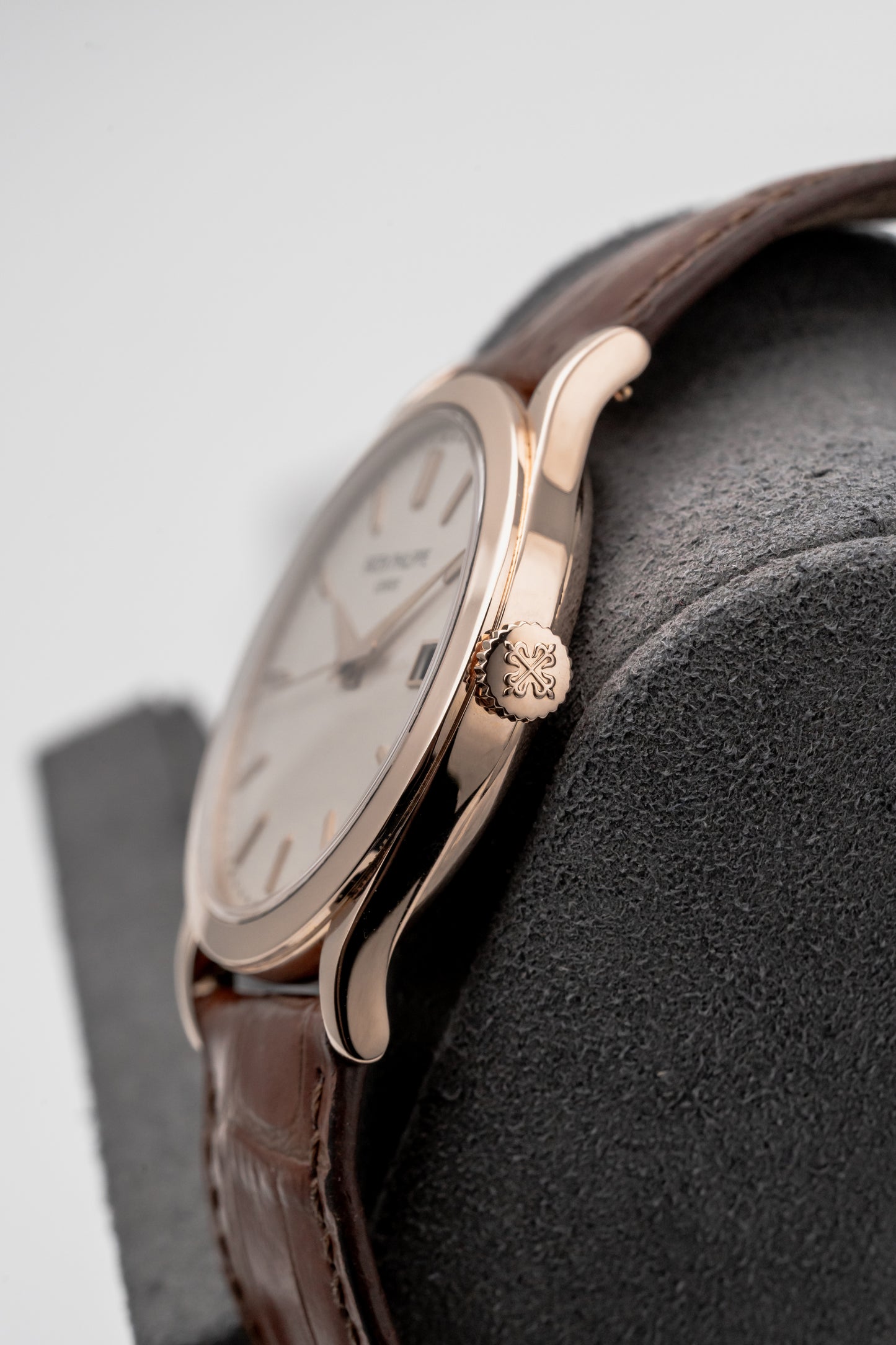 Patek Philippe Calatrava Automatic 5296R-010, Silver Dial, Rose Gold