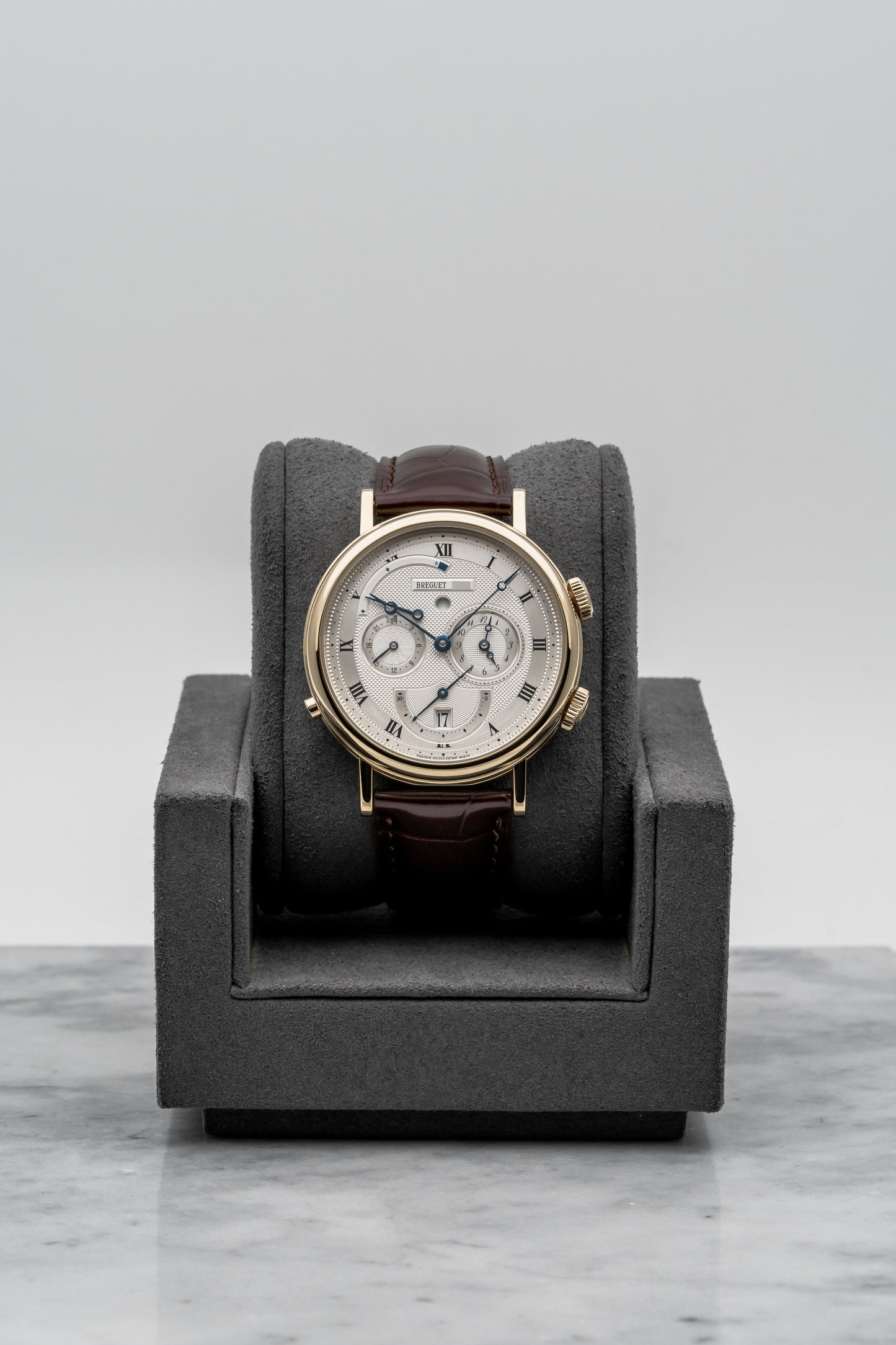 Breguet Classique Le Réveil du Tsar 5707BA/12/9V6 Yellow Gold, Silver Guilloché Dial