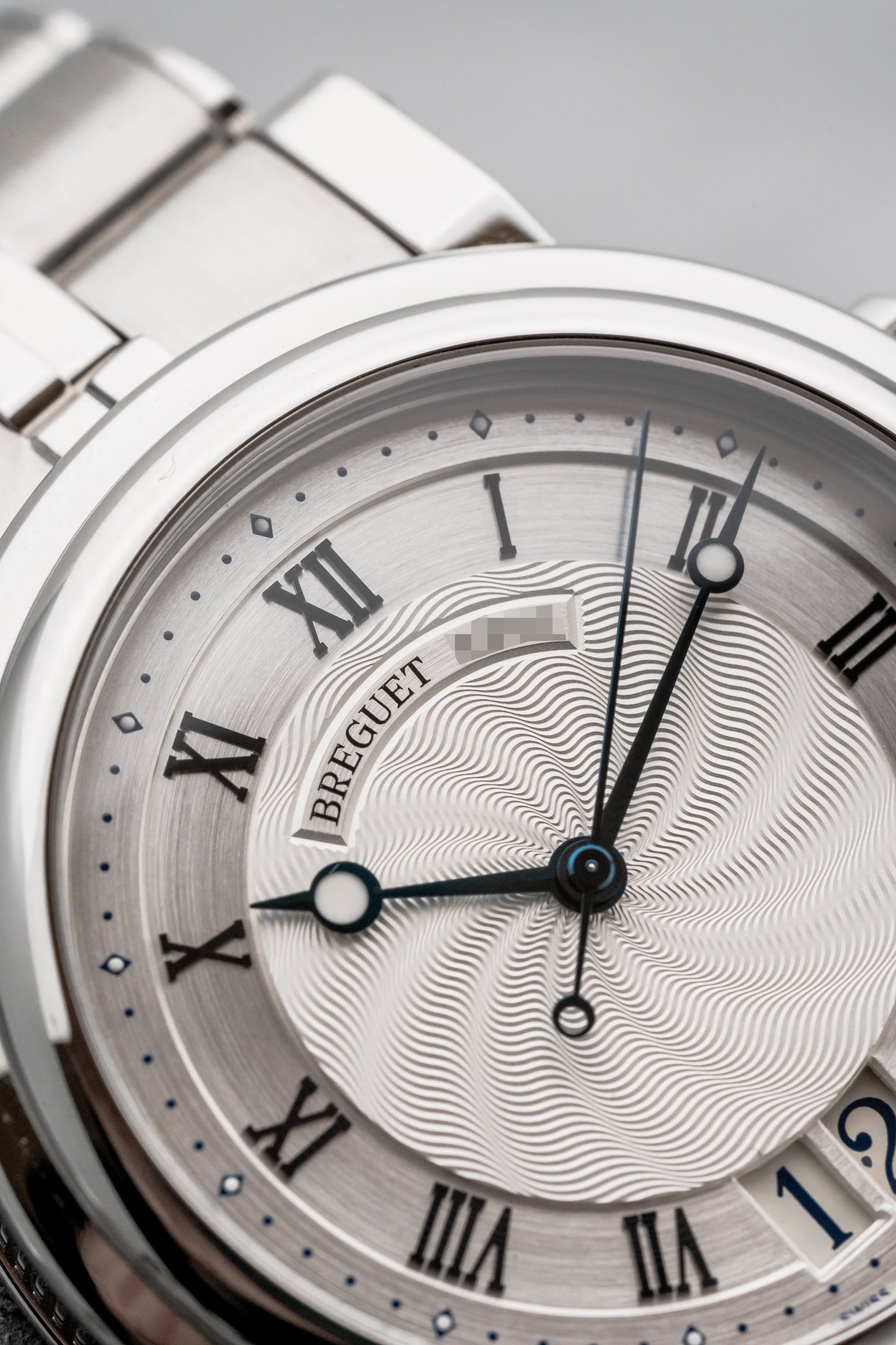 Breguet Marine 5817ST/12/SM0, Silver Guilloché Dial, Stainless Steel
