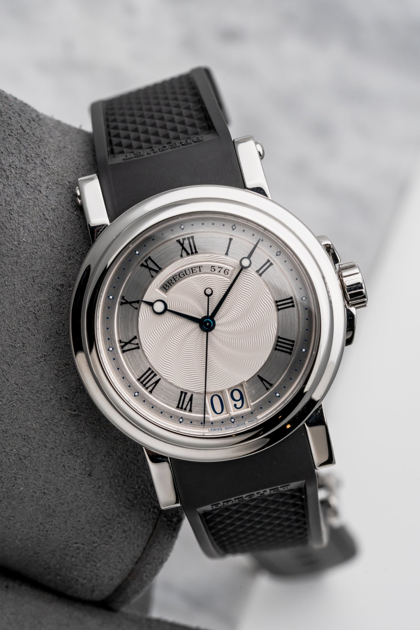 Breguet Marine 5817ST/12/5V8 Silver Dial