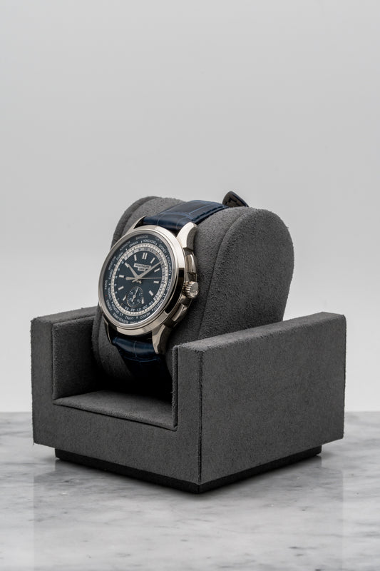 Patek Philippe World Time Chronograph 5930G, Blue Dial