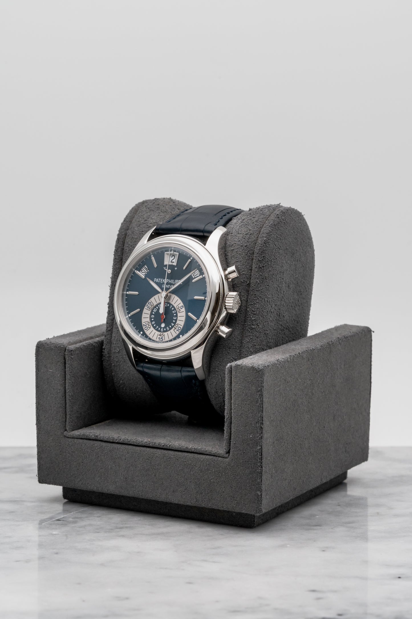 Patek Philippe Annual Calendar Chronograph 5960P Blue Dial