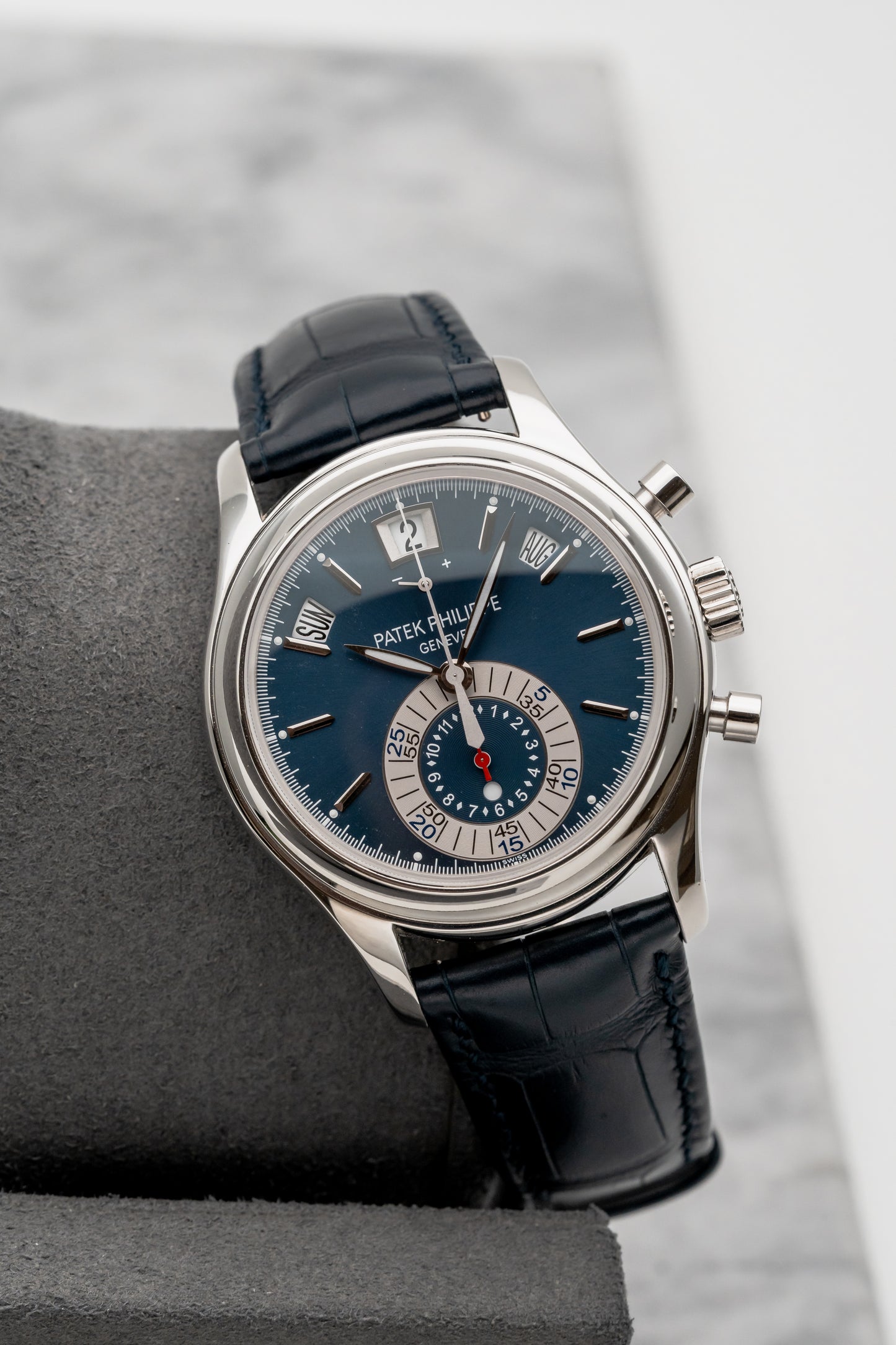 Patek Philippe Annual Calendar Chronograph 5960P Blue Dial