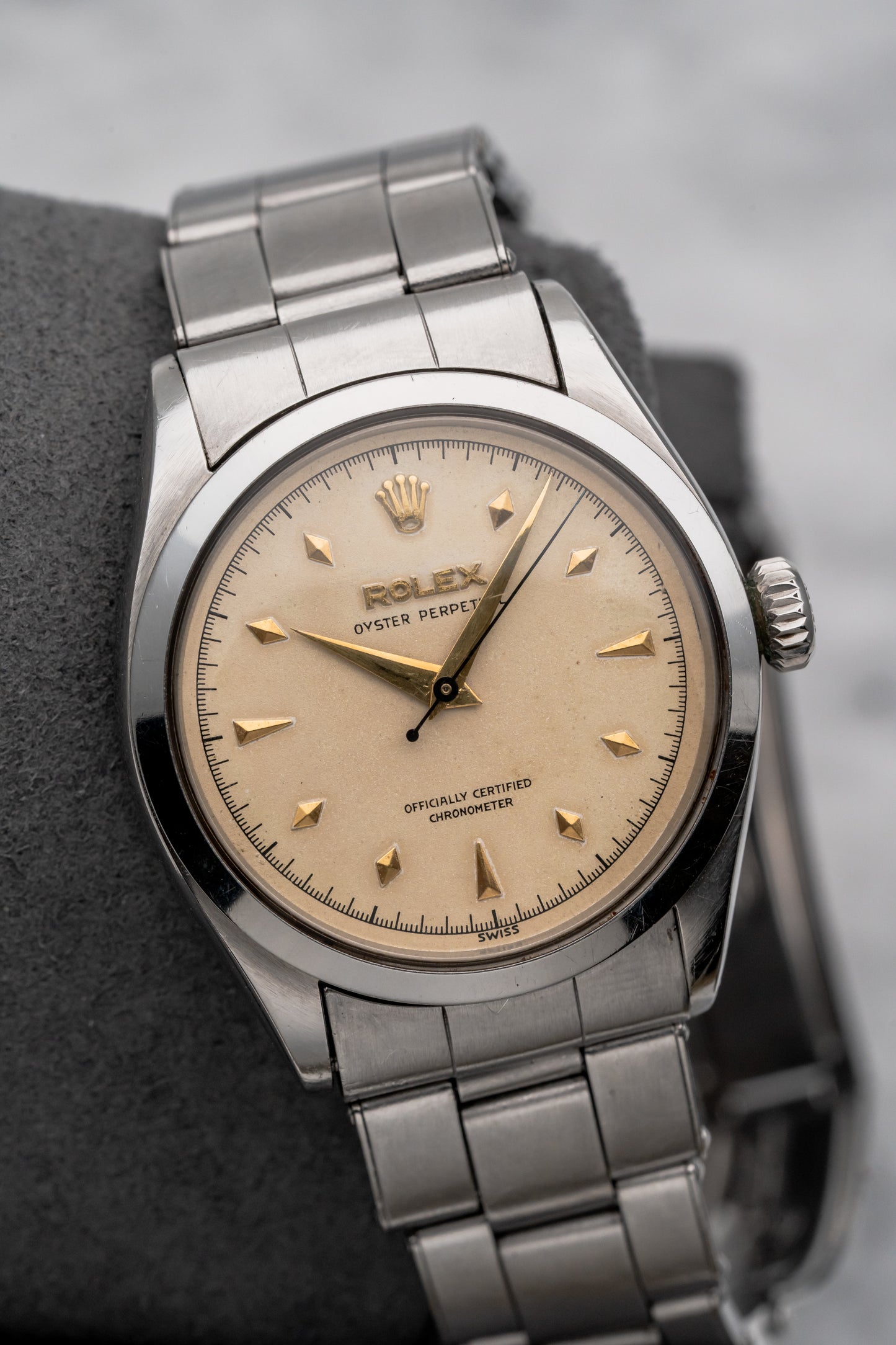 Rolex Oyster Perpetual 6084 Silver Dial