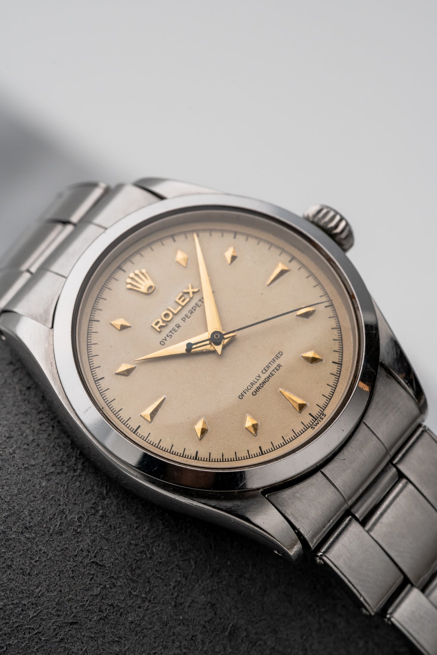 Rolex Oyster Perpetual 6084 Silver Dial