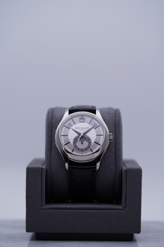 Patek Philippe Annual Calendar 5205G-001 White Gold with Black Dial