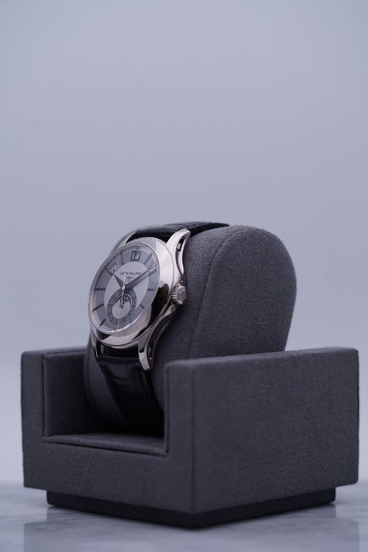 Patek Philippe Annual Calendar 5205G-001 White Gold with Black Dial