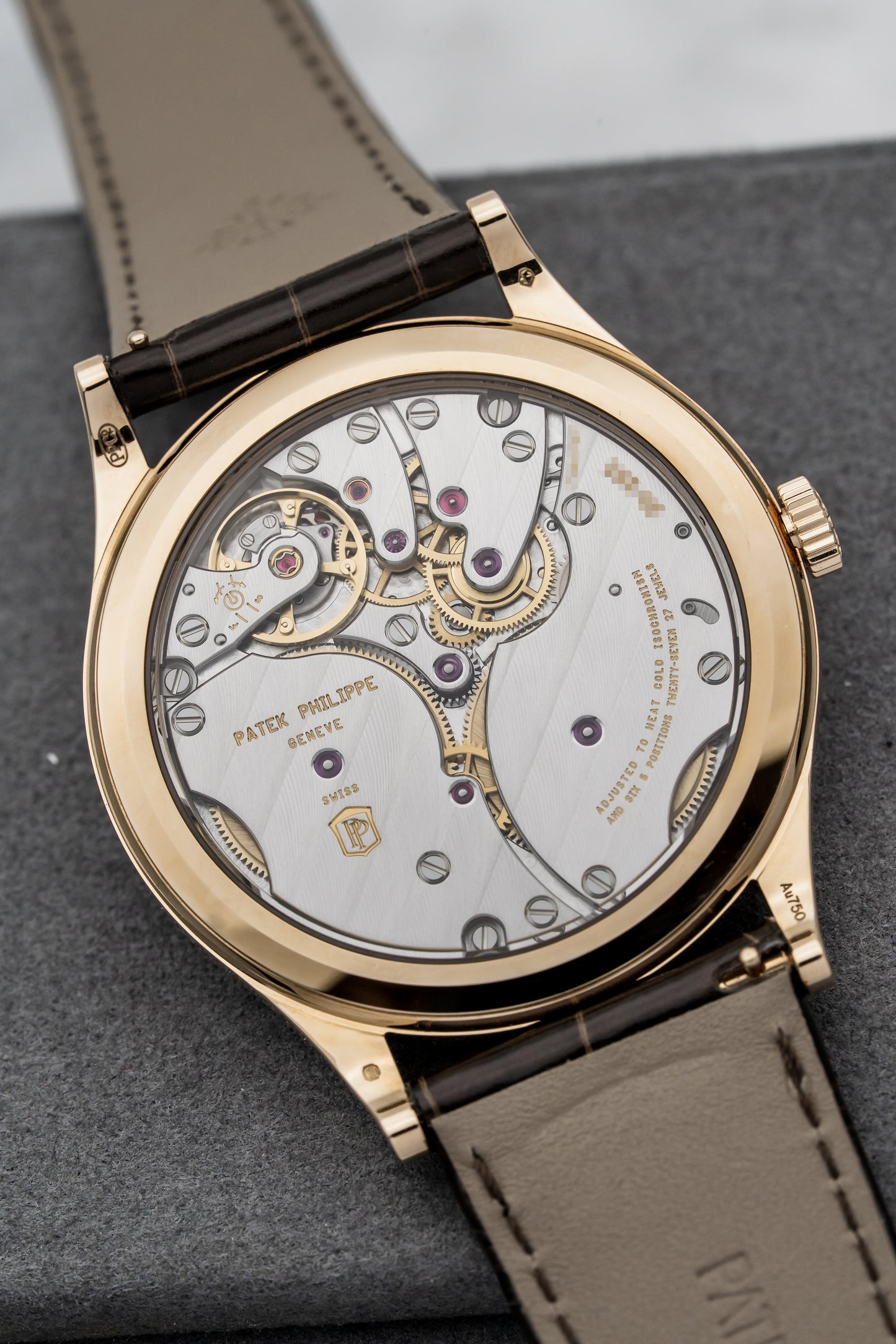 Patek Philippe Calatrava 6119R – 18K Rose Gold, Clous de Paris Bezel