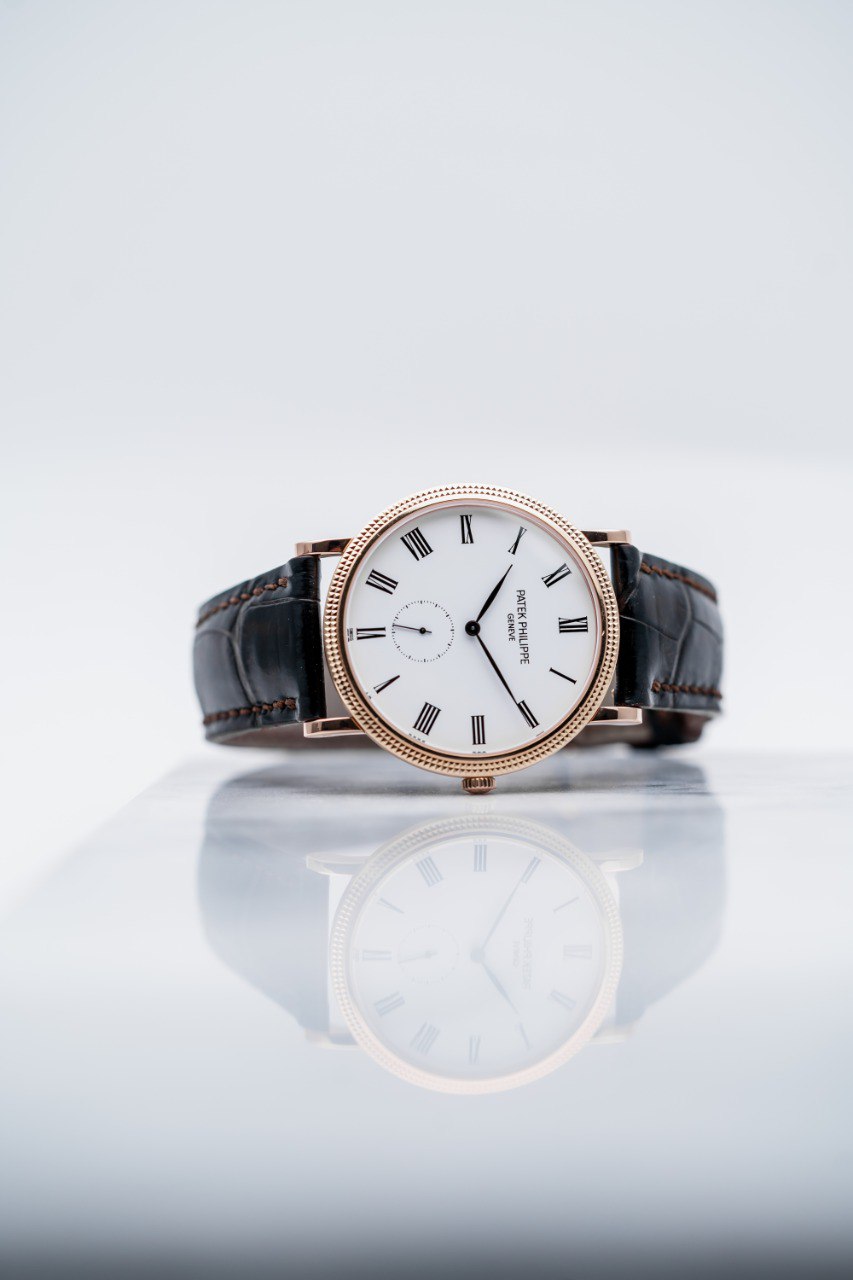 Patek Philippe Calatrava 5119R-001 Clous de Paris Bezel in Rose Gold
