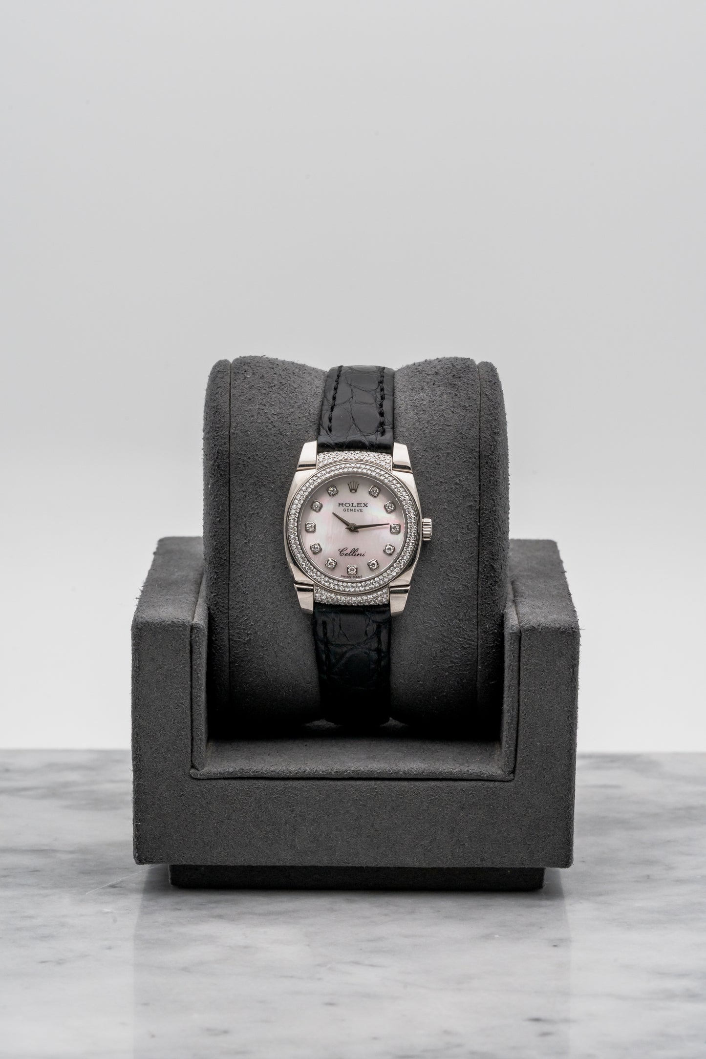 Rolex Cellini 6311/9 MOP Pave Dial