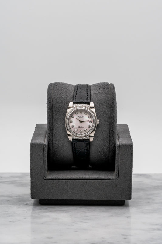 Rolex Cellini 6311/9 MOP Pave Dial