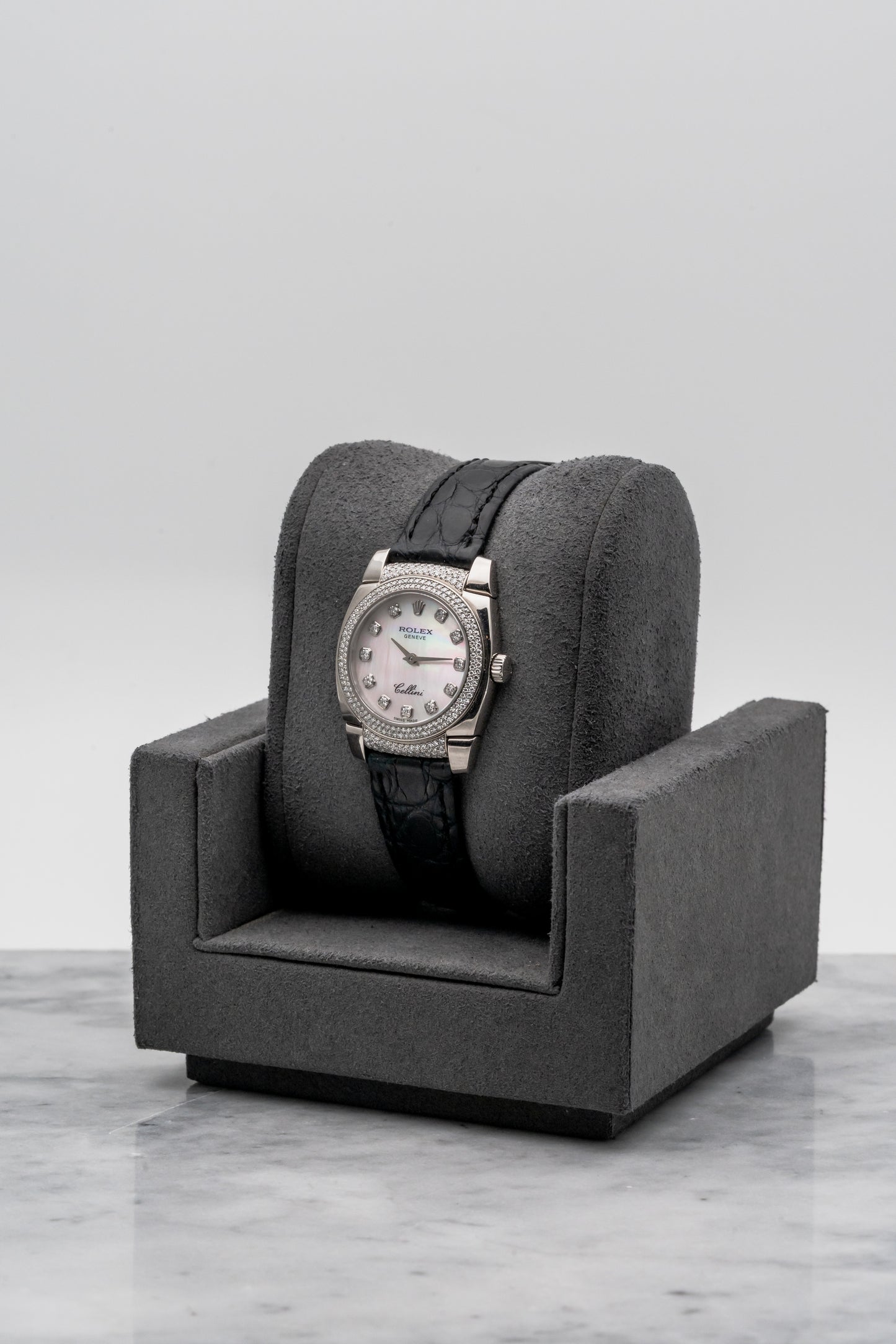 Rolex Cellini 6311/9 MOP Pave Dial