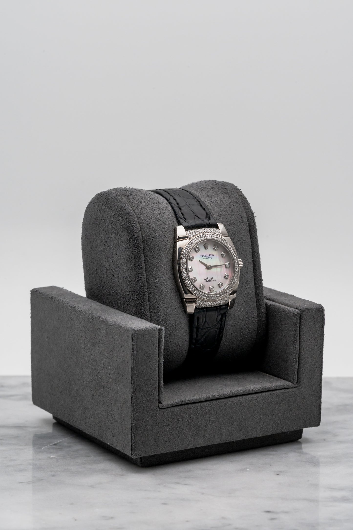 Rolex Cellini 6311/9 MOP Pave Dial