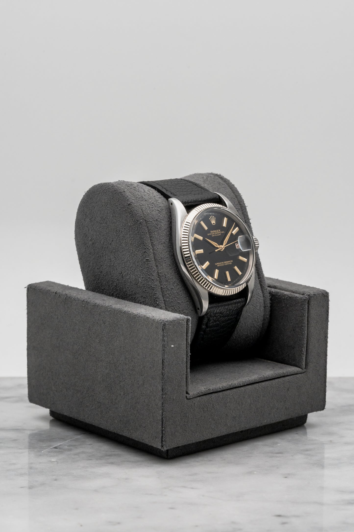 Rolex Datejust 6605, Black Gilt Dial