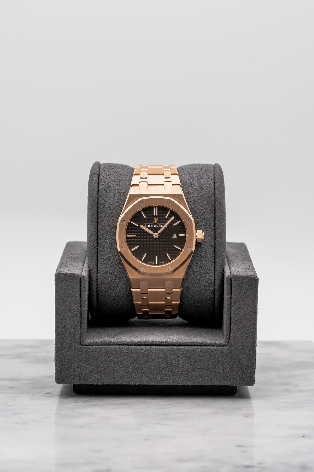 Audemars Piguet Royal Oak 67650OR Rose Gold Brown Dial